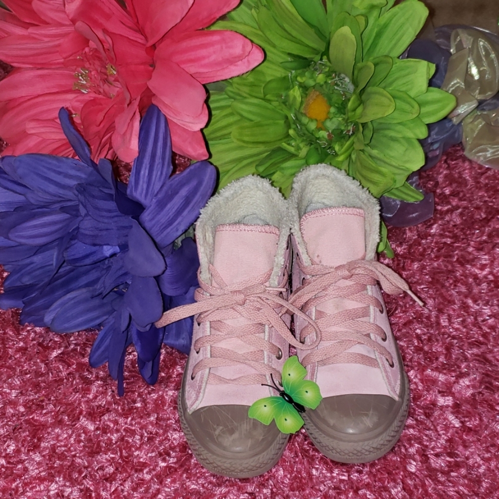 Converse All Stars Leather/Suede Girls High Tops